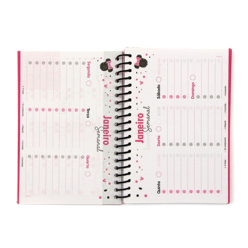 Planner Minnie Mouse Gems A5 96 Sheets Permanent Disney
