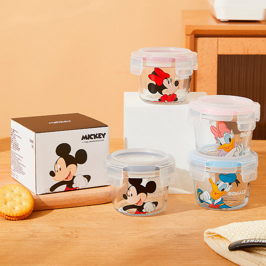 Potes de Vidro Hermético Mickey e Amigos Disney