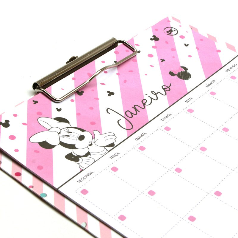 Clipboard with Minnie Mouse Planner - 12 Disney Sheets