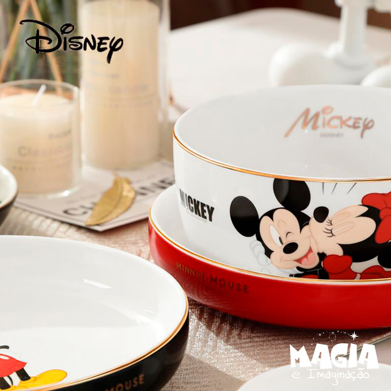 Prato Mickey Cerâmica Noble Kitchen Disney