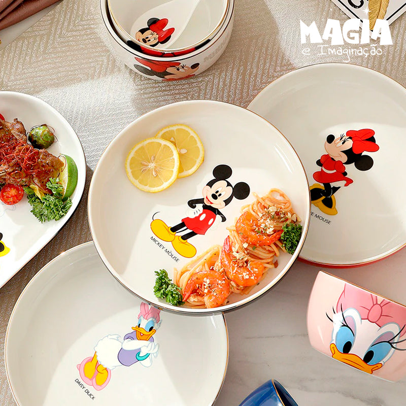 Mickey Plate Ceramic Noble Kitchen Disney