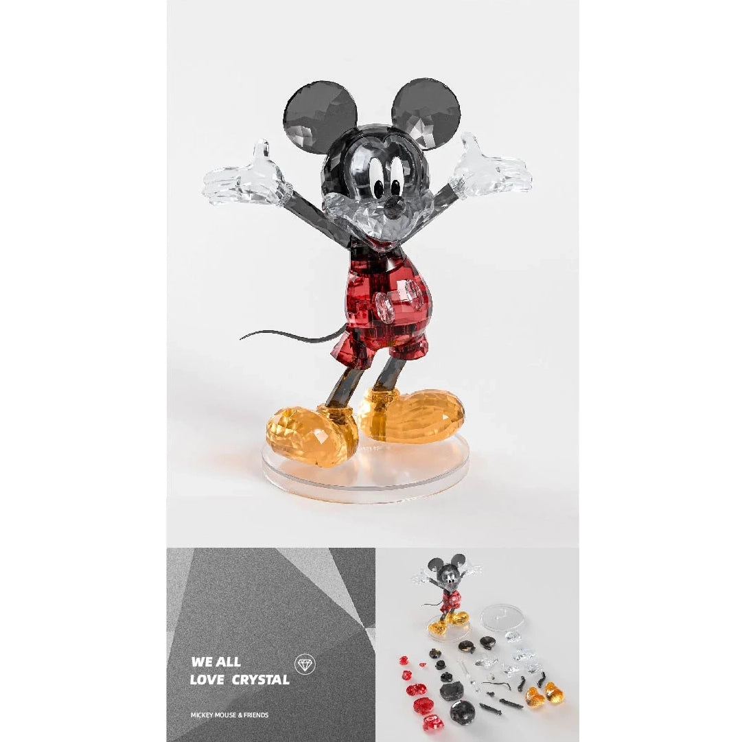 Rompecabezas 3D Disney de bloques de cristal de Mickey
