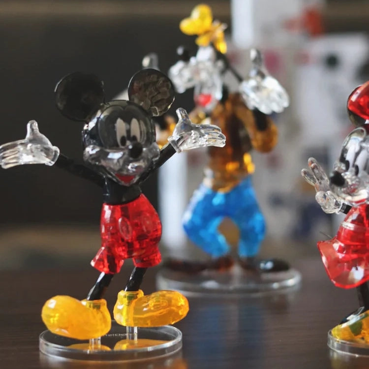 Rompecabezas 3D Disney de bloques de cristal de Mickey