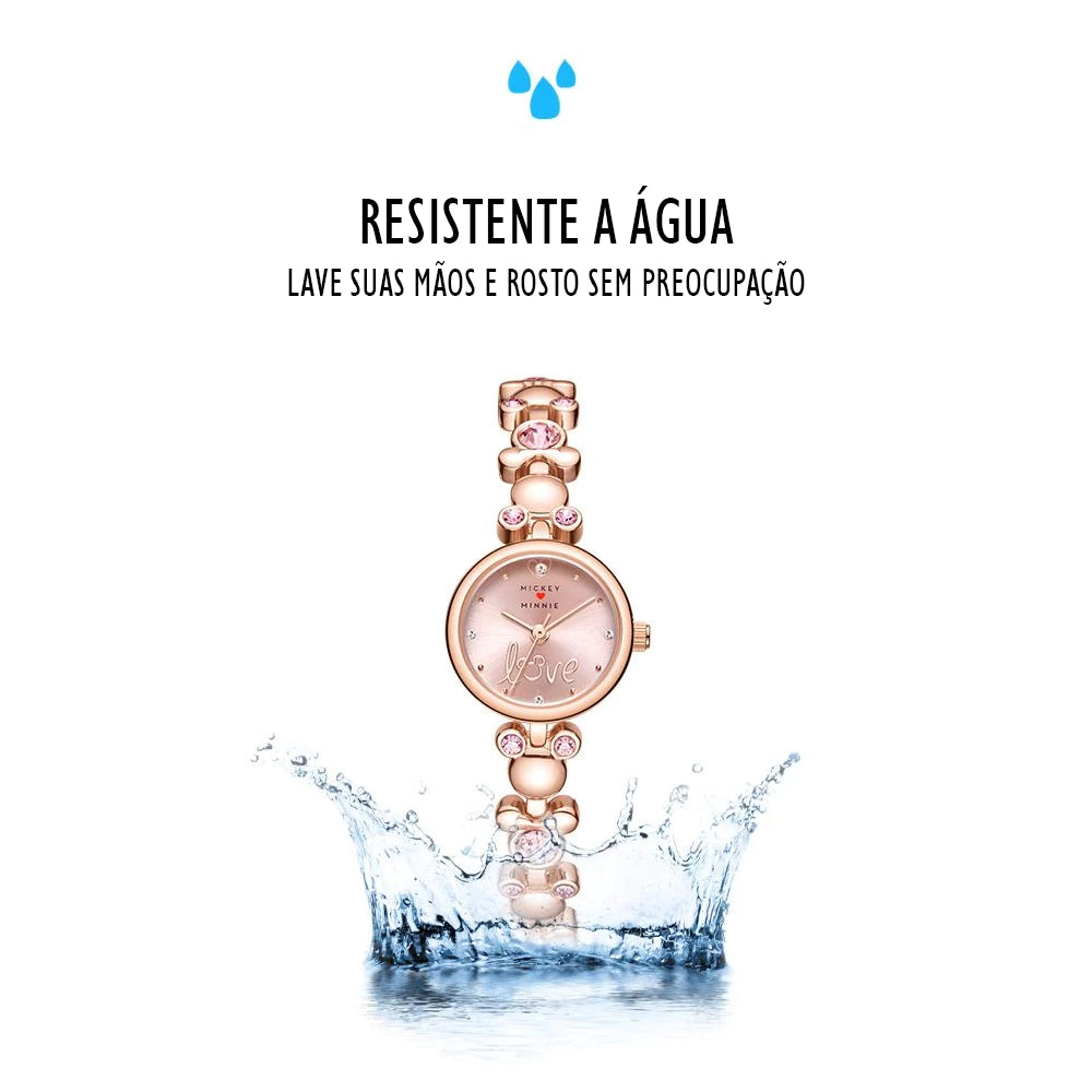 Reloj de pulsera Mickey y Minnie Love Disney