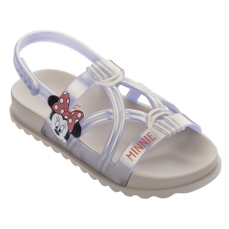 Sandalia Infantil Plana Zig Zag Minnie Mouse
