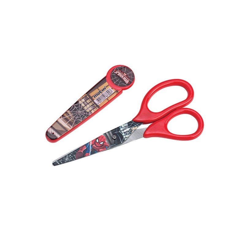 Tijeras Escolares Spider-Man con Funda Marvel