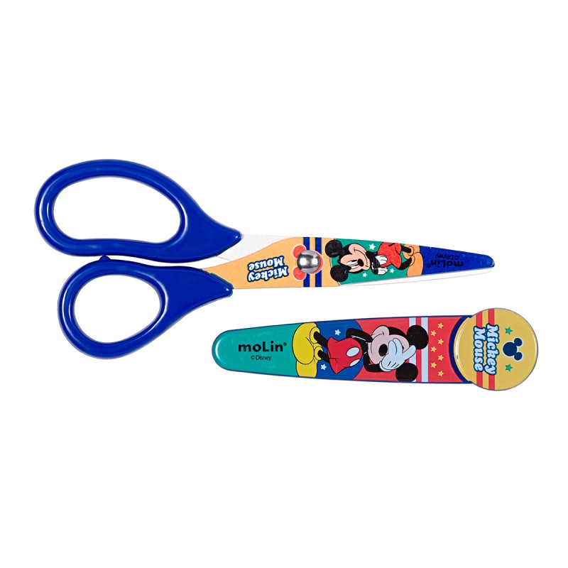 Tijeras Escolares Mickey Mouse con Funda Disney