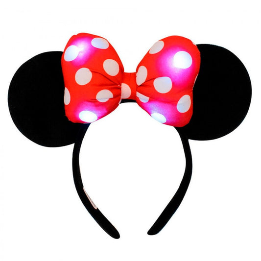 Tiara Ears Minnie Red Bow Lighting (LED) Official Disney