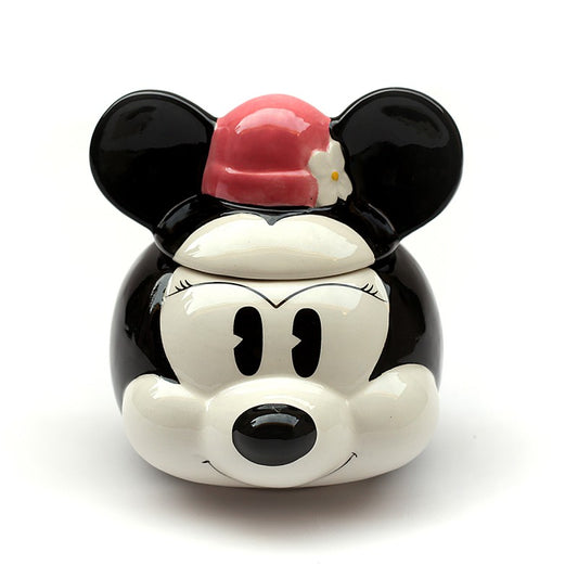 Taza 3D con Tapa Minnie Mouse