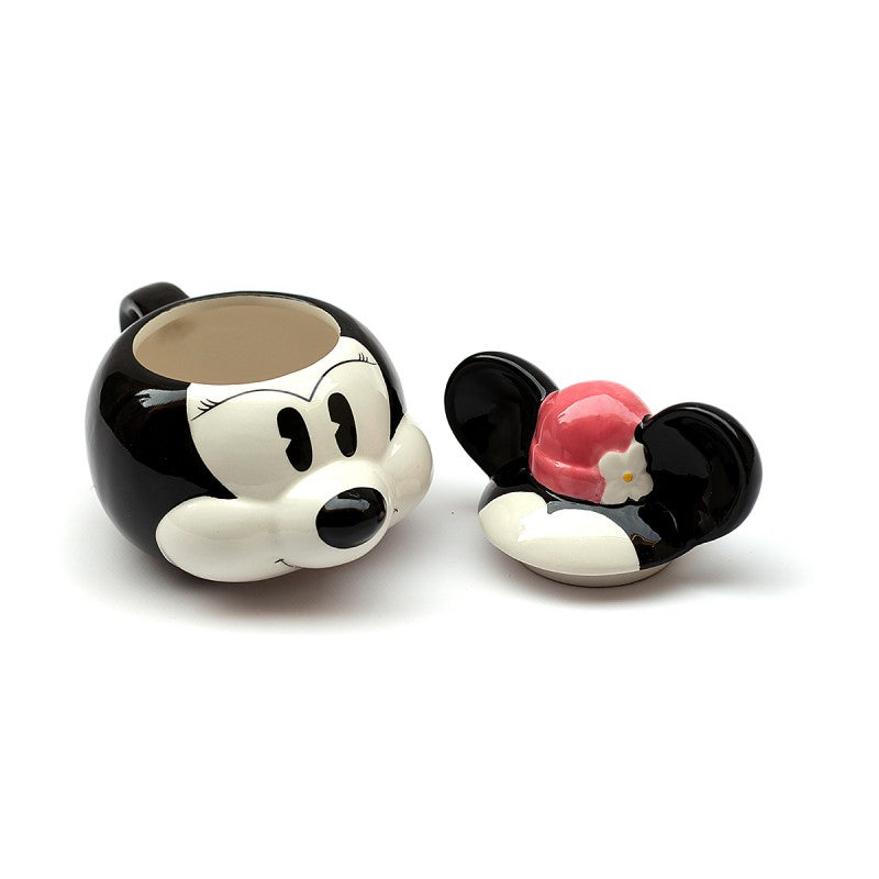 Caneca 3D com Tampa Minnie Mouse