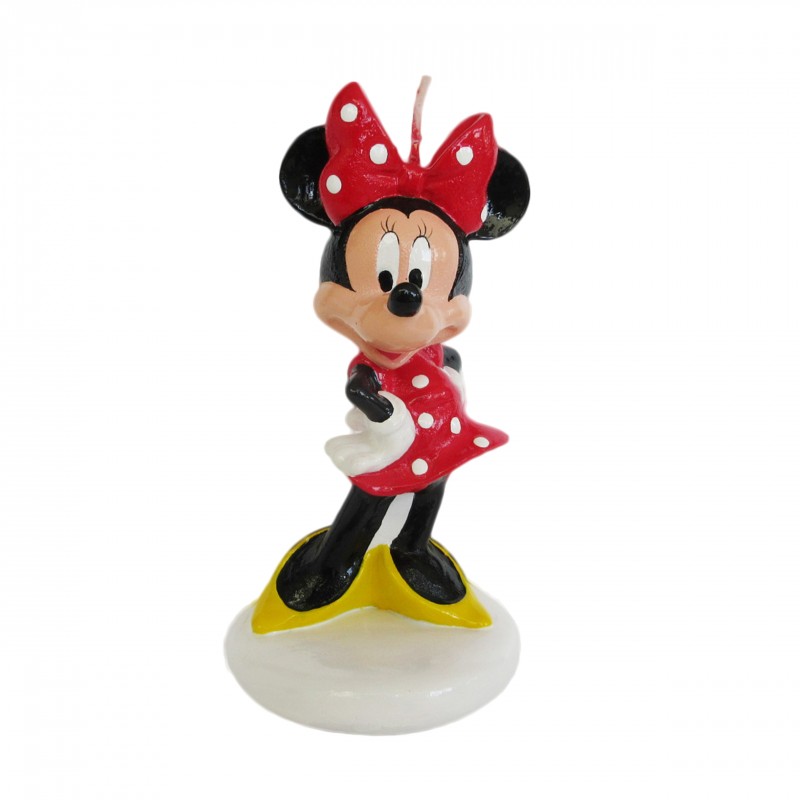 Minnie Birthday Party Candle 3D Colored 15cm